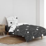 Σετ Παπλωματοθήκη-Μαξιλαροθήκη Douceur D'intérieur Sonate - 140X200Cm - 2 Τμχ