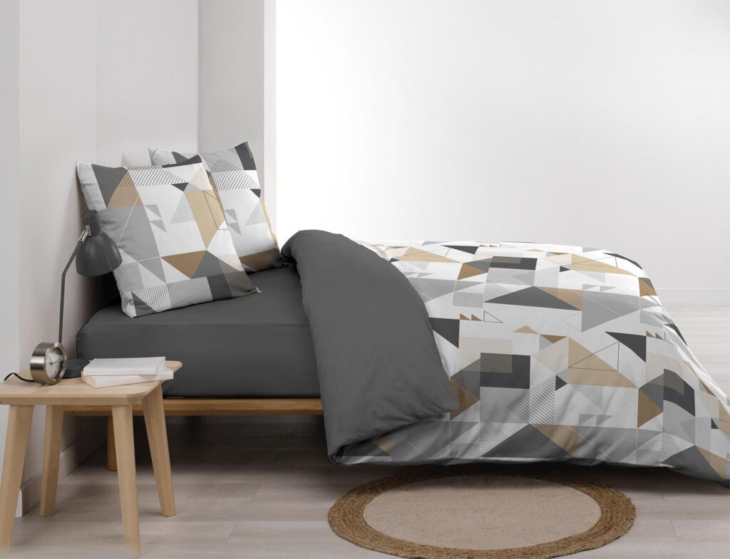Σετ Παπλωματοθήκη-Μαξιλαροθήκη Douceur D'intérieur Trigone - 140X200Cm - 2 Τμχ