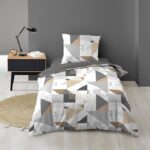 Σετ Παπλωματοθήκη-Μαξιλαροθήκη Douceur D'intérieur Trigone - 140X200Cm - 2 Τμχ