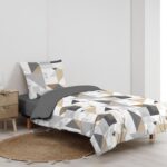 Σετ Παπλωματοθήκη-Μαξιλαροθήκη Douceur D'intérieur Trigone - 140X200Cm - 2 Τμχ