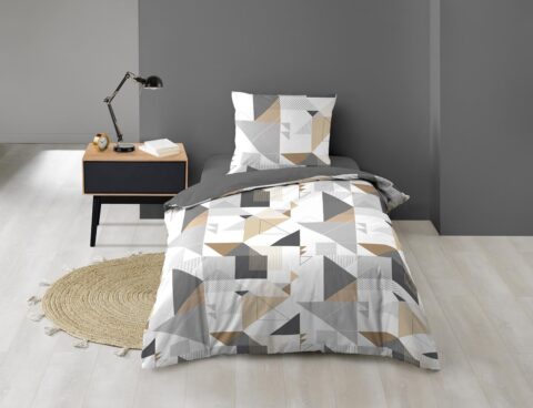 Σετ Παπλωματοθήκη-Μαξιλαροθήκη Douceur D'intérieur Trigone - 140X200Cm - 2 Τμχ