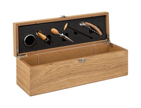 Σετ Sommelier Sommelier Kit 5Pcs Wood Marc 160754