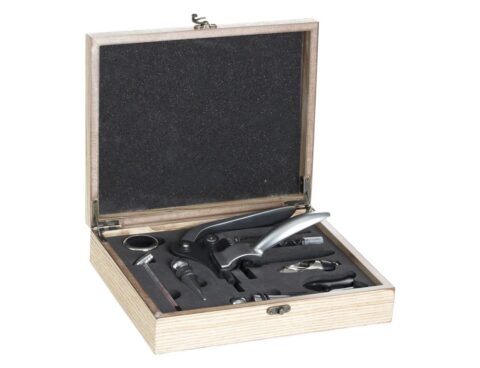 Σετ Sommelier Sommelier Kit 9Pcs Wood Marc 160755