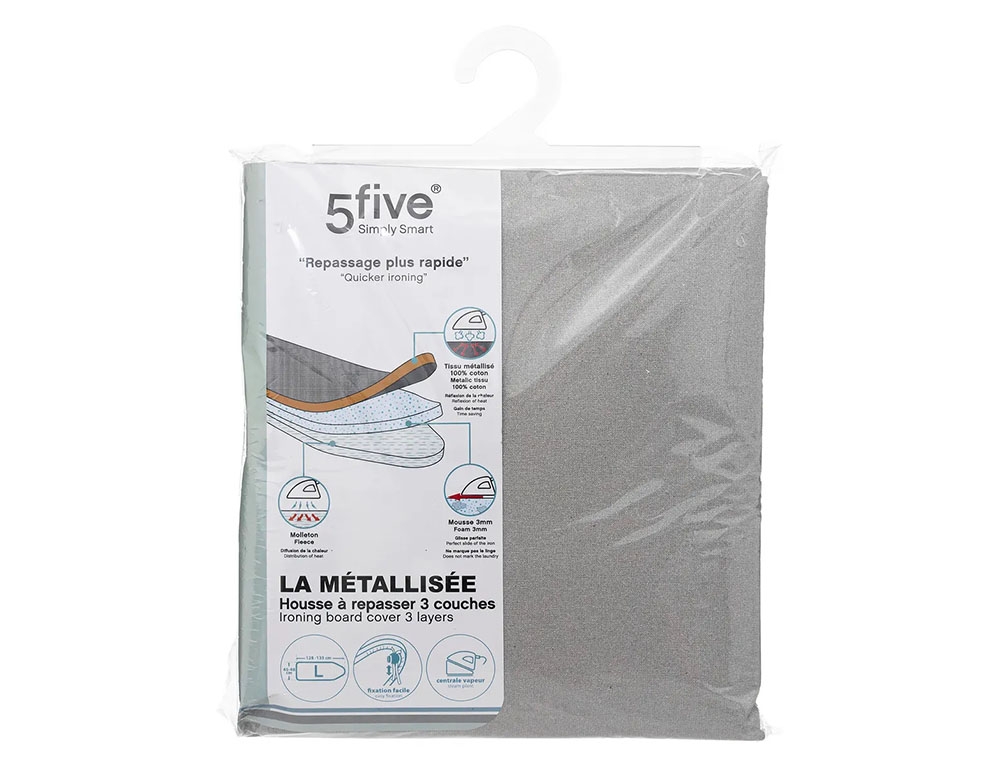 Σιδερώστρες & Σιδερόπανα Ironing Cover Metallic L Five 186114