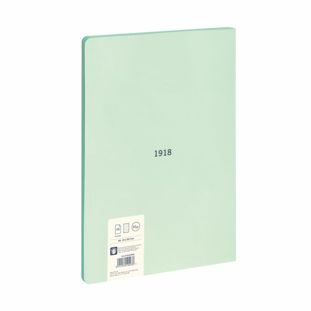 Σημειωματάριο Milan 430 Πράσινο A4 48 Φύλλα 21 x 29,7 cm (3 Μονάδες)