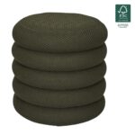 Σκαμπό-Μπαούλο Atom Home Deco Factory - 37X42Cm - Πράσινο