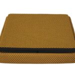 Σκαμπό-Μπαούλο Atom Home Deco Factory - 38X38X38Cm - Κίτρινο