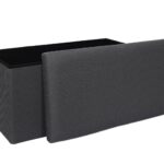 Σκαμπό-Μπαούλο Atom Home Deco Factory - 76X38X38Cm - Γκρι