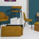 Σκαμπό-Μπαούλο Atom Home Deco Factory - 76X38X38Cm - Κίτρινο