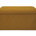 Σκαμπό-Μπαούλο Atom Home Deco Factory - 76X38X38Cm - Κίτρινο