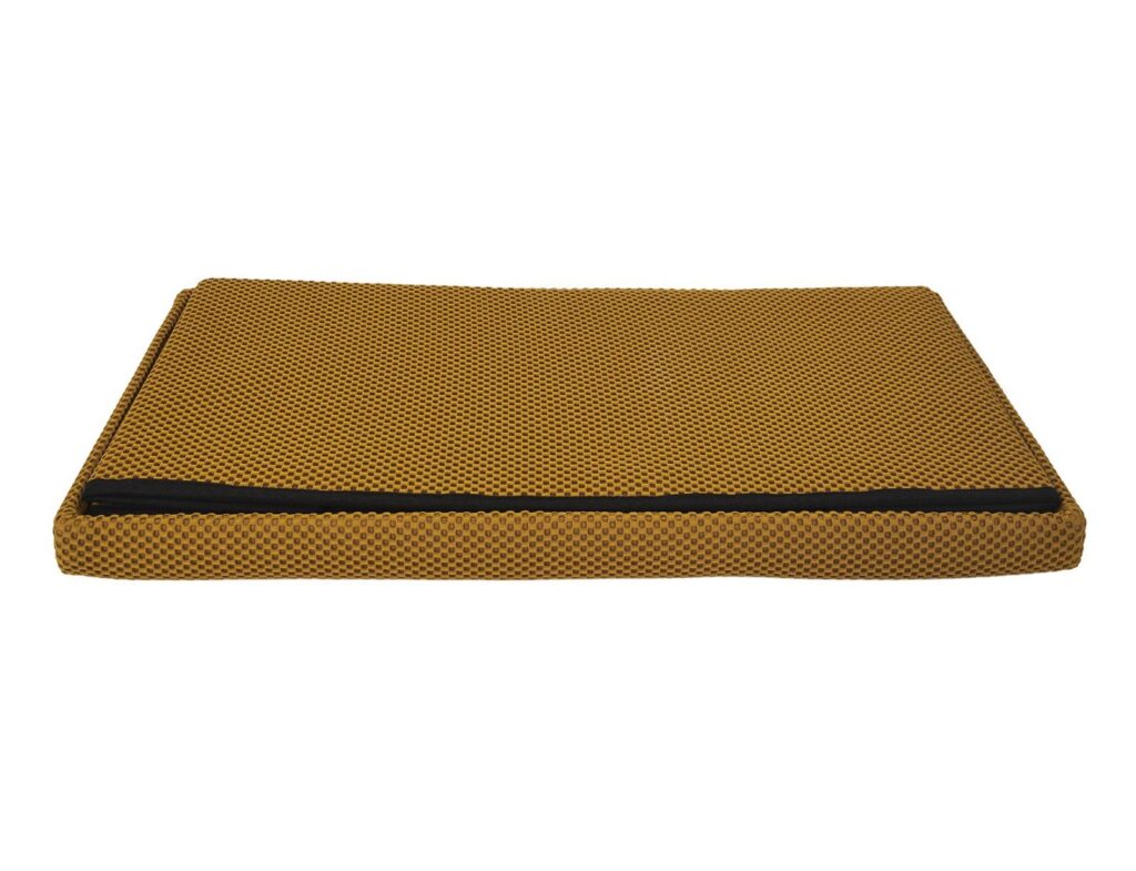 Σκαμπό-Μπαούλο Atom Home Deco Factory - 76X38X38Cm - Κίτρινο