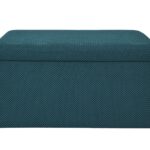 Σκαμπό-Μπαούλο Atom Home Deco Factory - 76X38X38Cm - Μπλε
