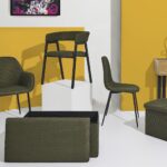 Σκαμπό-Μπαούλο Atom Home Deco Factory - 76X38X38Cm - Πράσινο