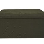 Σκαμπό-Μπαούλο Atom Home Deco Factory - 76X38X38Cm - Πράσινο