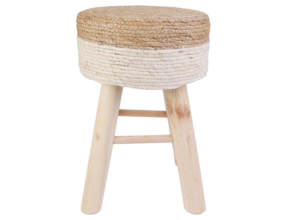 Σκαμπό & Πουφ Beige Stool Hd6568
