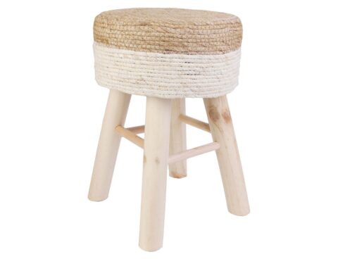 Σκαμπό & Πουφ Beige Stool Hd6568