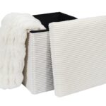 Σκαμπό & Πουφ Folding Chest Pouffe Scott Beige