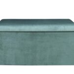 Σκαμπό & Πουφ Giulia Velvet Foldable Storage Bench Hd6815