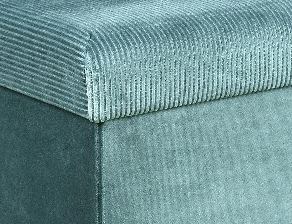 Σκαμπό & Πουφ Giulia Velvet Foldable Storage Bench Hd6815