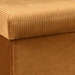 Σκαμπό & Πουφ Giulia Velvet Foldable Storage Bench Hd6817