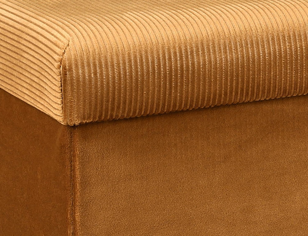 Σκαμπό & Πουφ Giulia Velvet Foldable Storage Bench Hd6817