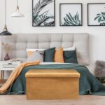 Σκαμπό & Πουφ Giulia Velvet Foldable Storage Bench Hd6817
