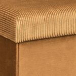 Σκαμπό & Πουφ Giulia Velvet Foldable Storage Pouffe Hd6813