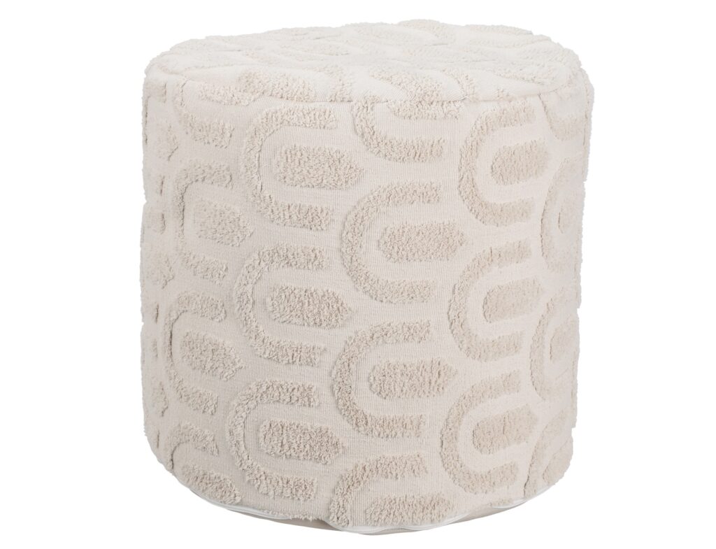 Σκαμπό & Πουφ Pouf Round W Arch Design 40X38 Hz1601350