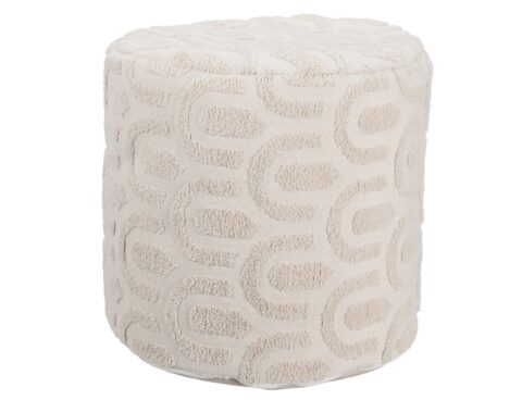 Σκαμπό & Πουφ Pouf Round W Arch Design 40X38 Hz1601350