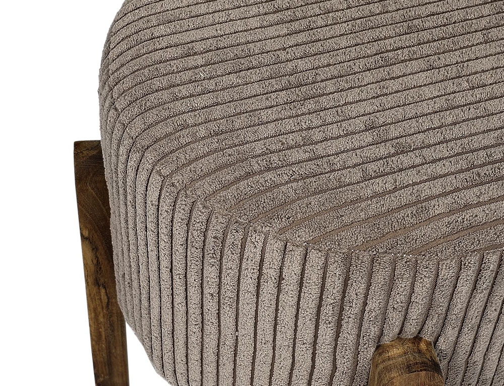 Σκαμπό & Πουφ Scott Side Stool Taupe Hd0335