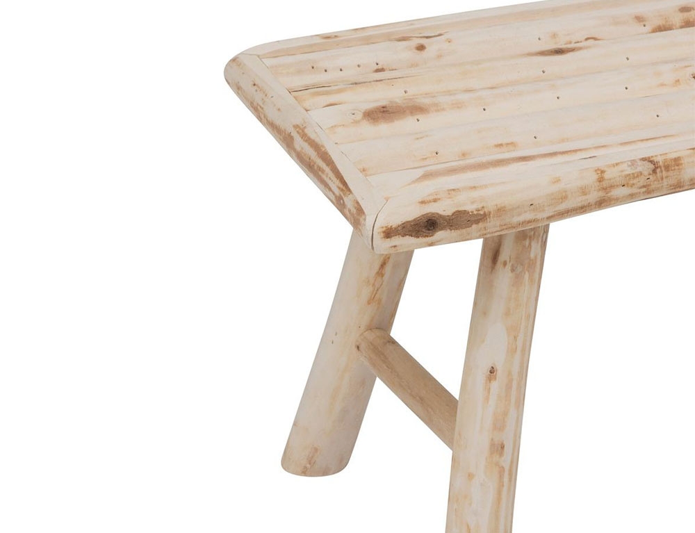 Σκαμπό & Πουφ Woody Bench 70X27 Atmosphera 202230