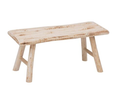Σκαμπό & Πουφ Woody Bench 70X27 Atmosphera 202230