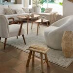 Σκαμπό & Πουφ Woody Nat Side Stool Atmosphera 140101