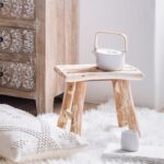 Σκαμπό & Πουφ Woody Nat Side Stool Atmosphera 140101