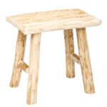 Σκαμπό & Πουφ Woody Nat Side Stool Atmosphera 140101