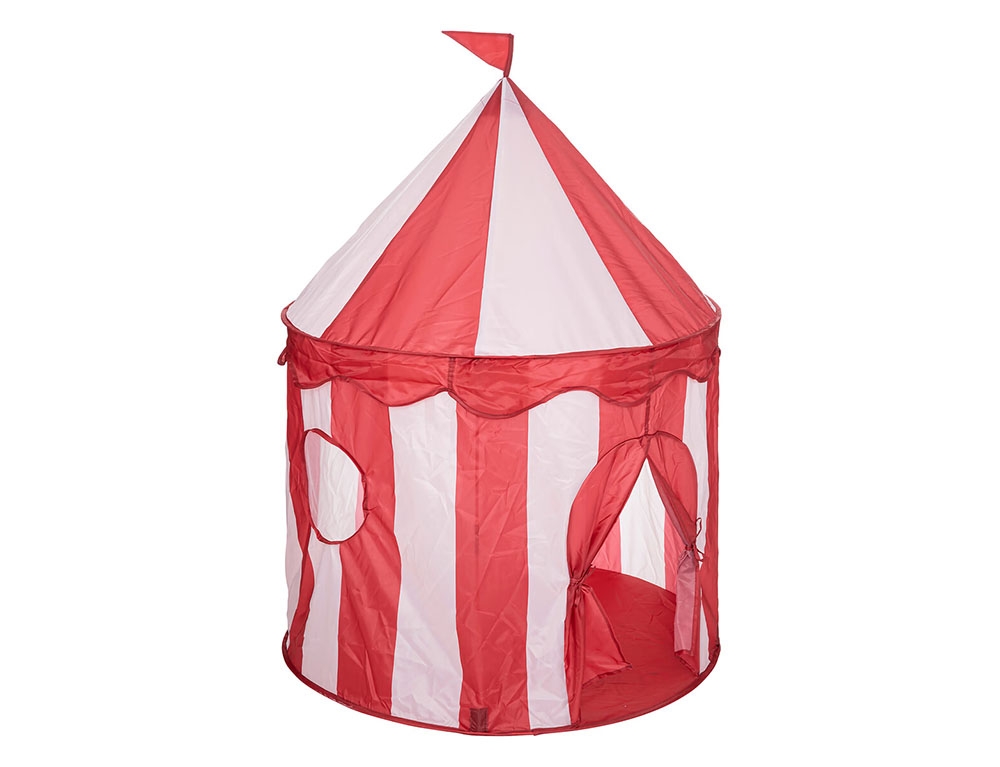 Σκηνή Circus Atmosphera Για Παιδιά - 100X100X135Cm - Κόκκινο/Λευκό