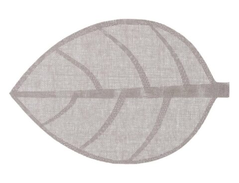 Σουπλά & Σουβέρ Leaf Placemat 50X33 Light Gray 118842K