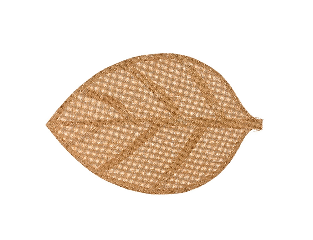 Σουπλά & Σουβέρ Placemat Leave Brown 50X33 118842S