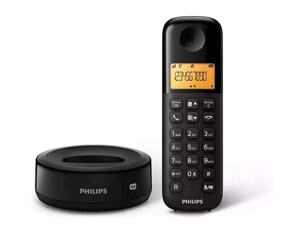 Σταθερά Τηλέφωνα Ασύρματα / Ενσύρματα Cordless Phone 230V D1651B/01 Philips