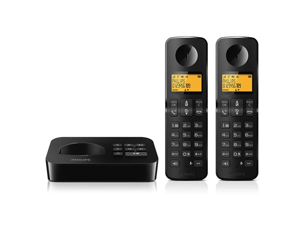 Σταθερά Τηλέφωνα Ασύρματα / Ενσύρματα Telephone D2652B/01 Dual Abs Philips Cordless