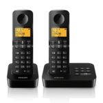 Σταθερά Τηλέφωνα Ασύρματα / Ενσύρματα Telephone D2652B/01 Dual Abs Philips Cordless