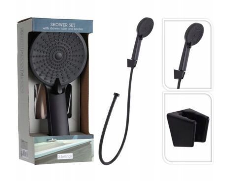 Στήλες Και Τηλέφωνα Ντους Handshower Set Matt Black Cf6000110
