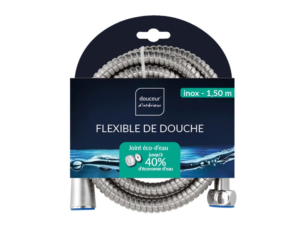Στήλες Και Τηλέφωνα Ντους Shower Hose 1.5 M Stainless Steel Hydro Chrome