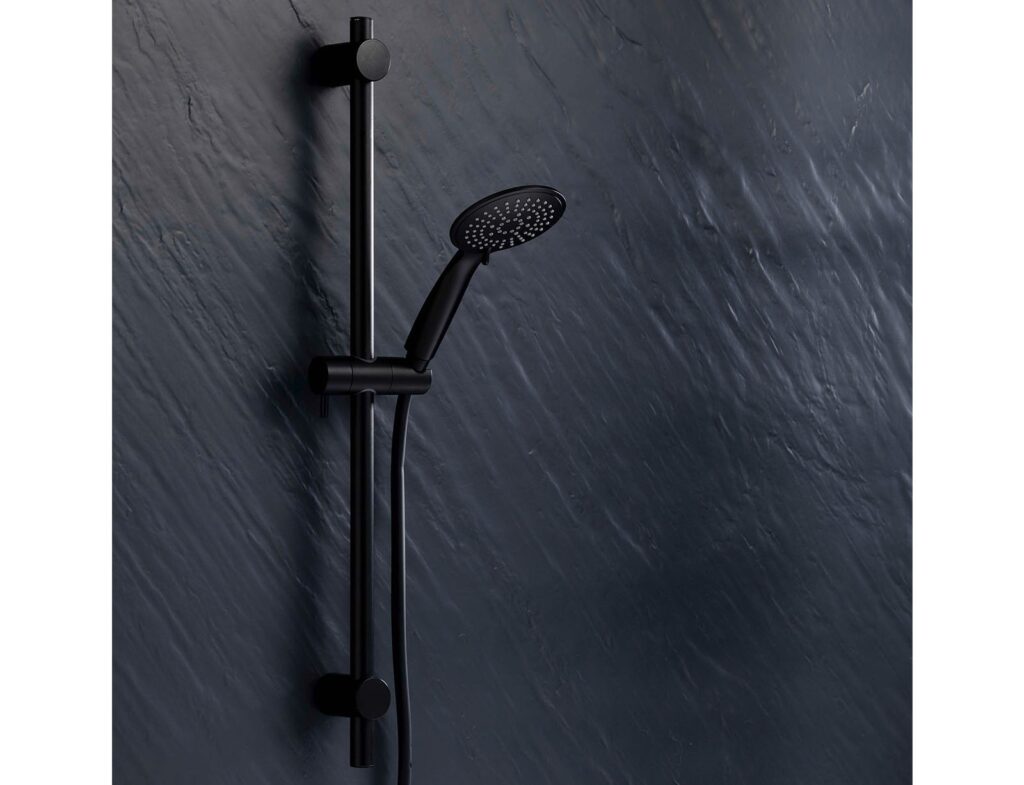 Στήλες Και Τηλέφωνα Ντους Shower Kit 5 Fct+Fixing Bar H 24 X Γ 11 Cm Plasti
