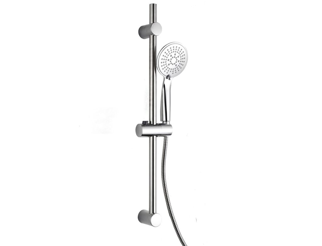 Στήλες Και Τηλέφωνα Ντους Shower Kit 5 Fct+Fixing Bar H 24 X Γ 12 Cm Plasti
