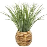 Τεχνητά Φυτά & Κασπώ Fake Grass W Braided Pot H46 168588