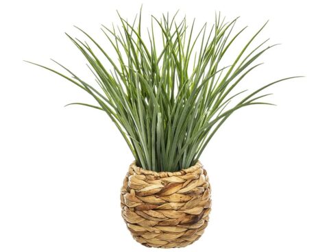 Τεχνητά Φυτά & Κασπώ Fake Grass W Braided Pot H46 168588