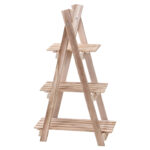 Τεχνητά Φυτά & Κασπώ Flower Stand Wood 3 Layers Kr2000200