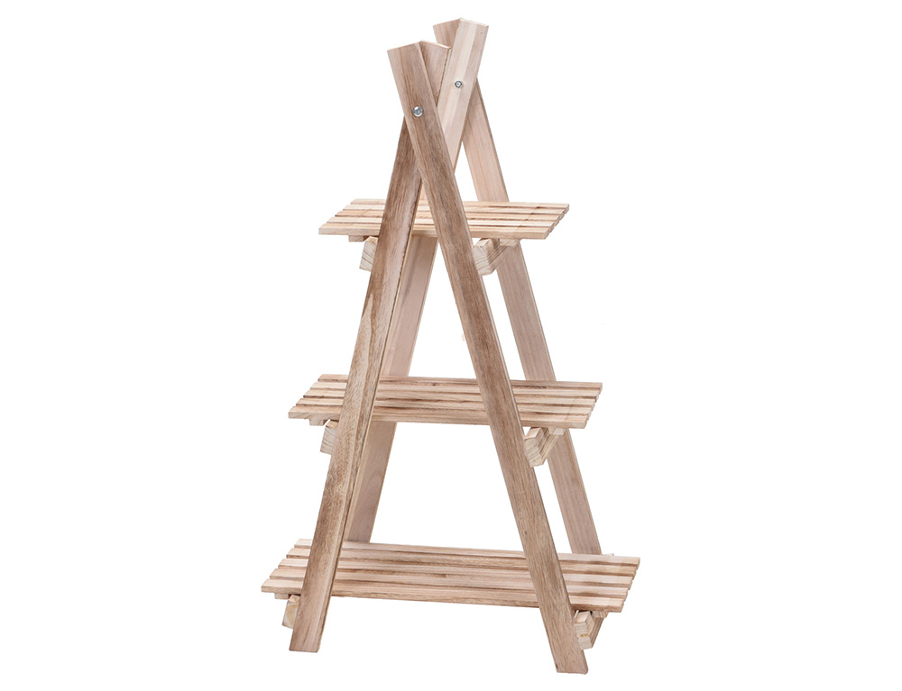 Τεχνητά Φυτά & Κασπώ Flower Stand Wood 3 Layers Kr2000200
