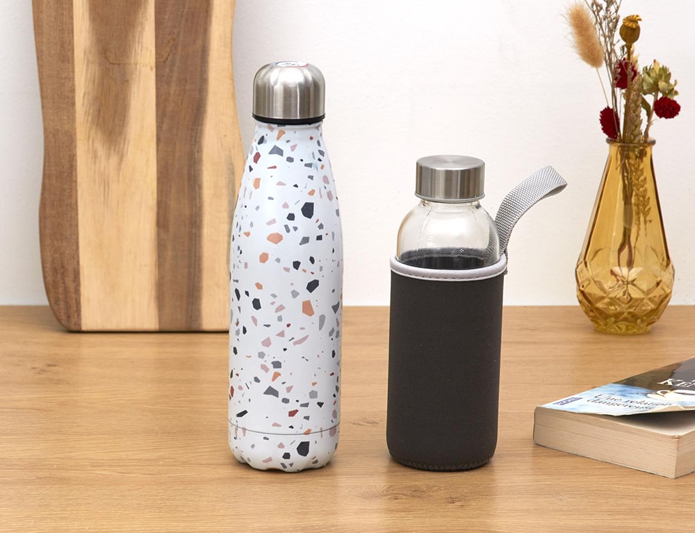 Θερμός 2 Bottle Set Glass And Insulated 50Cl Ka5602